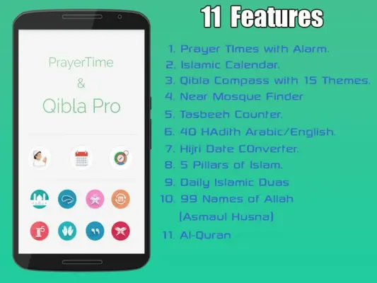 Prayer Times & Qibla Pro android App screenshot 3